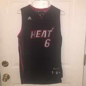 Authentic LeBron James HEAT jersey YL NWOT